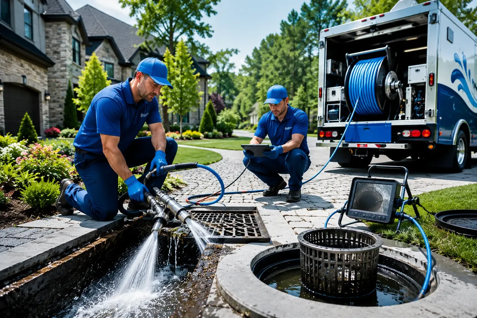Local outdoor drain cleaning professionals in Rufe, OK